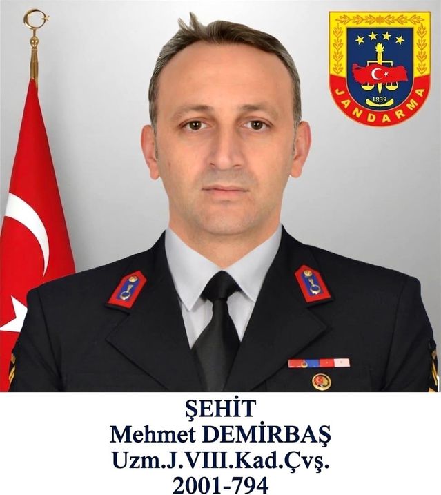 Eskişehir'de şehit düşen Jandarma Çavuş Mehmet Demirbaş, Samsun'da son yolculuğuna uğurlanacak