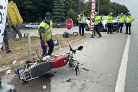Motosiklet Kazasında İki Çocuk Ağır Yaralandı