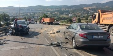 Samsun'da 8 Araçlı Kaza: 2 Yaralı