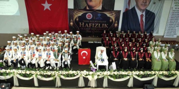 Samsun'da 86 hafızın icazet heyecanı