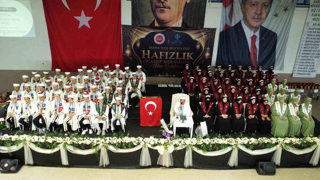 Samsun'da 86 hafızın icazet heyecanı