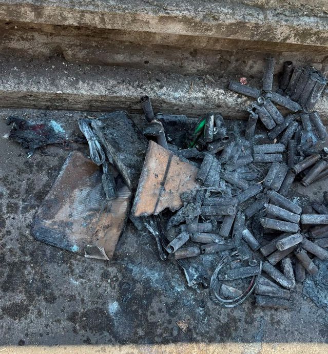 Samsun'da Havai Fişek Kargosu Alev Aldı