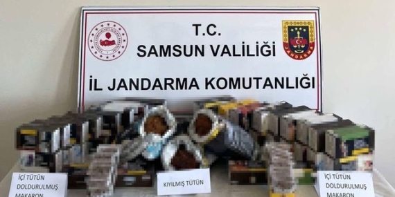 Samsun'da Kaçak Tütün Operasyonu - Son Dakika