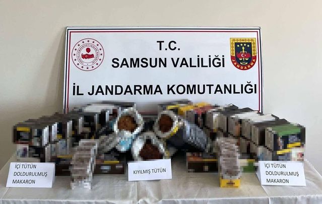 Samsun'da Kaçak Tütün Operasyonu - Son Dakika