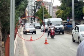 Samsun'da Trafik Denetiminde Kaçış Çabası