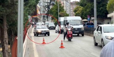 Samsun'da Trafik Denetiminde Kaçış Çabası