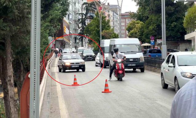 Samsun'da Trafik Denetiminde Kaçış Çabası