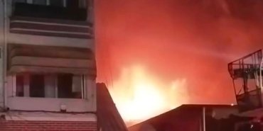 Samsun'da boya deposunda yangın - Son Dakika
