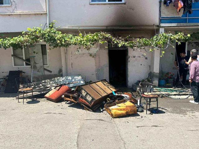 Samsun'da yangın paniği - Son Dakika