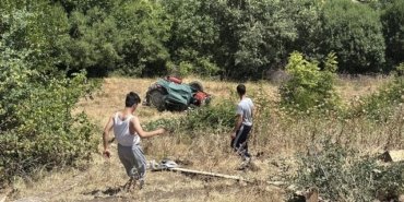 Tekkeköy'de Traktör Kazası - Son Dakika