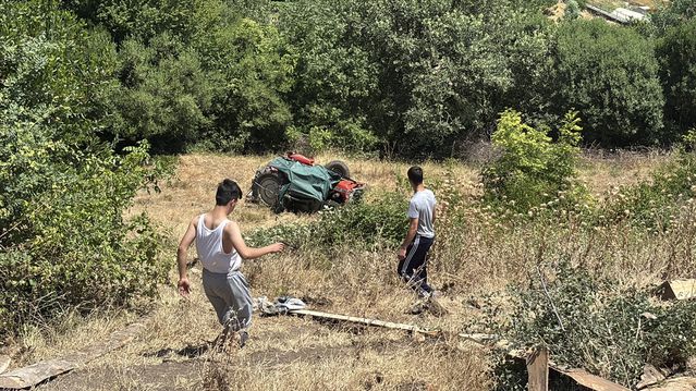 Tekkeköy'de Traktör Kazası - Son Dakika