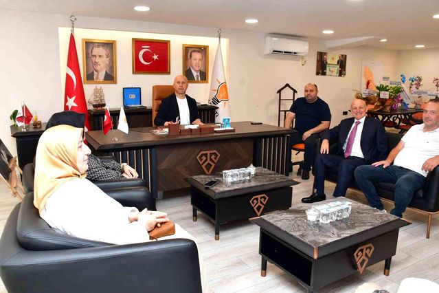 Terme Belediye Başkanı'ndan Yeni İlçe Başkanına Hayırlı Olsun Ziyareti