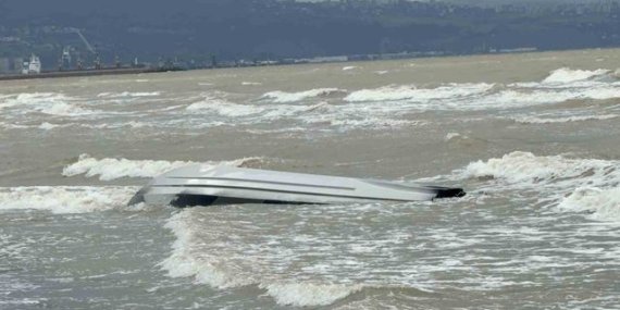Çarşamba'da İnsansız Deniz Aracı Bulundu