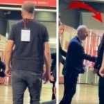 Kolundan çekip durdurdu! Aziz Yıldırım'a Samsun'da sürpriz karşılama