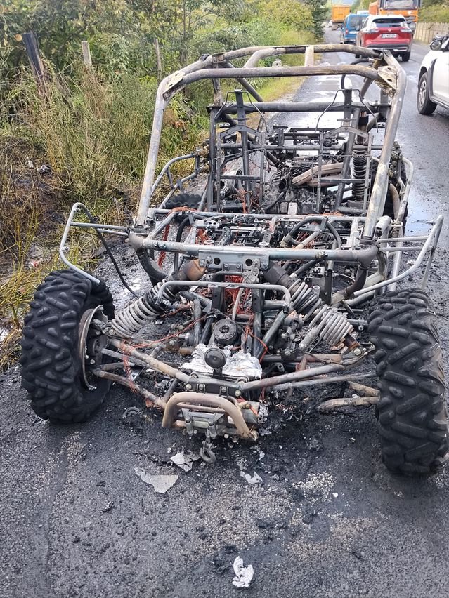 Samsun'da ATV Yangını