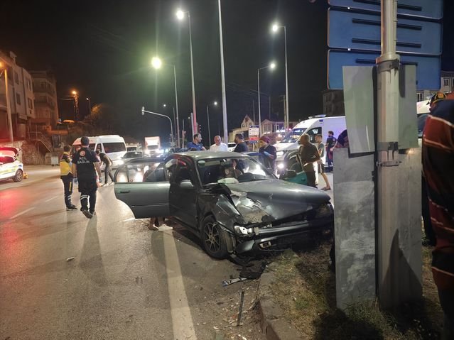 Samsun'da Kaza: 10 Yaralı