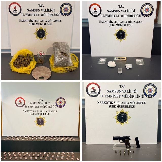 Samsun'da Uyuşturucu Operasyonu: 12 Gözaltı