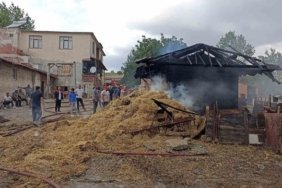 Samsun’da ambarda yangın: 7 ton buğday küle döndü