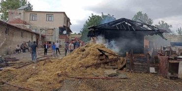 Samsun’da ambarda yangın: 7 ton buğday küle döndü