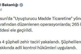 Uyuşturucu Operasyonunda 4 Şüpheli Yakalandı