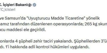 Uyuşturucu Operasyonunda 4 Şüpheli Yakalandı