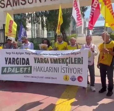 BES Samsun Şubesi'nden yargı emekçileri için çağrı: Ekonomik ve özlük hakları verilsin, üvey evlat olmaktan çıkarılsınlar