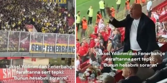 Fener taraftarı küfretti, Yüksel Yıldırım çıldırdı! İşte o anlar