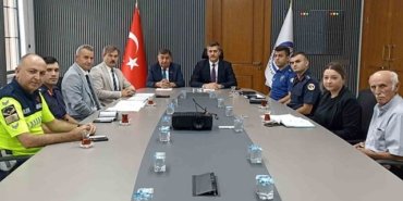 Havza'da 2026-2027 eğitim yılı öncesi okul güvenliği toplantısı yapıldı