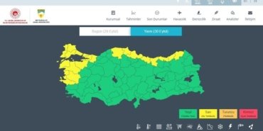 MGM, Karadeniz'de bu geceden itibaren metrekareye 60 kiloya kadar yağış uyarısı verdi