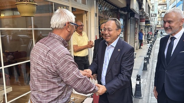 MHP'li Topsakal Zonguldak'ta valiliği ve GMİS'i ziyaret etti