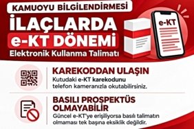 Prospektüs eksikliği e-KT uygulamasından kaynaklanıyor, ambalaj eksikliği değil