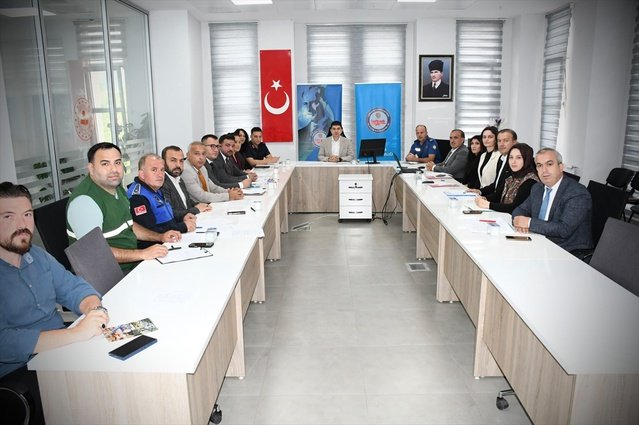 Samsun Alaçam'da Kaymakam Kayabaşı başkanlığında üç koordinasyon kurulu toplandı