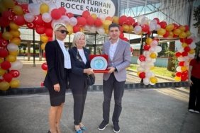 Samsun Alaçam'da Turhan ailesinin katkısıyla yaptırılan bocce sahası hizmete açıldı