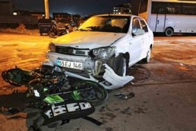 Samsun Bafra'da kazada 3 yaralı, ehliyetsiz sürücü ve babasına 80 bin TL ceza kesildi