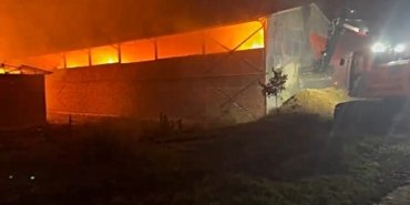 Samsun Bafra'da ot kırma makinesinden çıkan yangında 400 ton yonca yandı