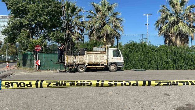 Samsun Canik'te sondajda çıkan gaz AFAD KBRN ekibini alarma geçirdi