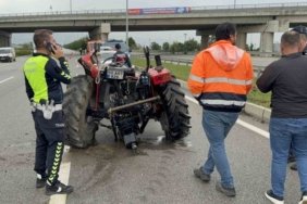 Samsun Çarşamba Havalimanı Kavşağı'nda kamyonet traktöre çarptı, 2 sürücü yaralandı