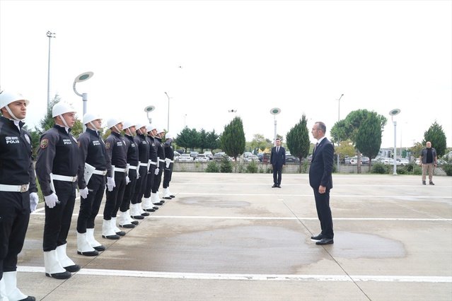 Samsun Emniyet Müdürlüğüne atanan Aydın göreve başladı, Vali Tavlı'yı ziyaret etti