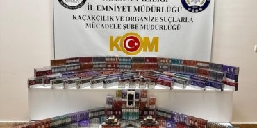 Samsun İlkadım'da 1560 paket kaçak tütün çubuğu bulundu, 2 şüpheli gözaltına alındı