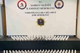Samsun İlkadım'da 4 şüphelinin ev ve arazilerinde 10 bin 104 sentetik hap bulundu