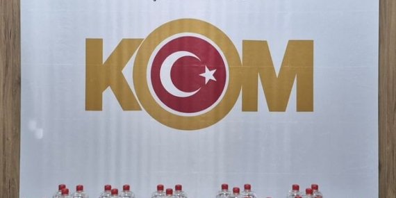Samsun İlkadım'da kaçakçılık operasyonunda 51 litre etil alkol ele geçirildi, 1 gözaltı