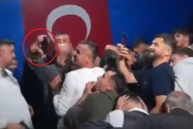 Samsun Kavak'ta kına gecesinde havaya tabanca ateşleyen damat ve babası görüntülendi
