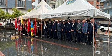 Samsun Salıpazarı'nda Gaziler Günü töreni çelenk sunumuyla başladı