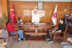 Samsun Terme'de evlenmeye hazırlanan Kenyalı gelin ihtida töreniyle Müslüman oldu