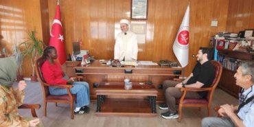 Samsun Terme'de evlenmeye hazırlanan Kenyalı gelin ihtida töreniyle Müslüman oldu