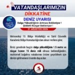 Samsun Valiliği'nden Denize Girilmemesi Uyarısı