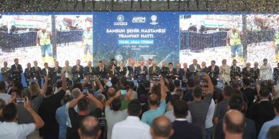 Samsun'a 13,3 km'lik tramvay hattı