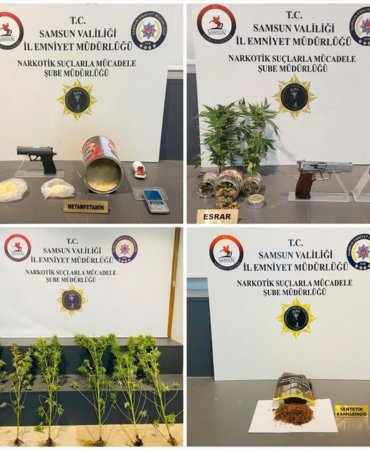 Samsun'da Atakum, İlkadım ve Tekkeköy'de Uyuşturucu Operasyonunda 5 Zanlı Gözaltına Alındı