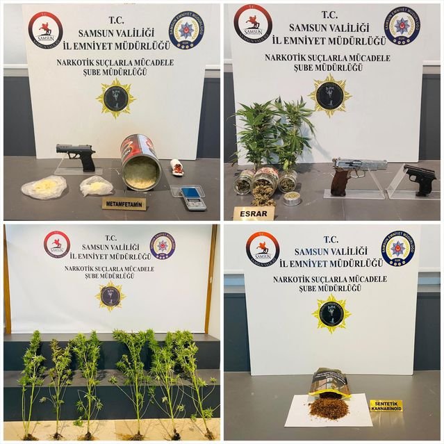 Samsun'da Atakum, İlkadım ve Tekkeköy'de Uyuşturucu Operasyonunda 5 Zanlı Gözaltına Alındı