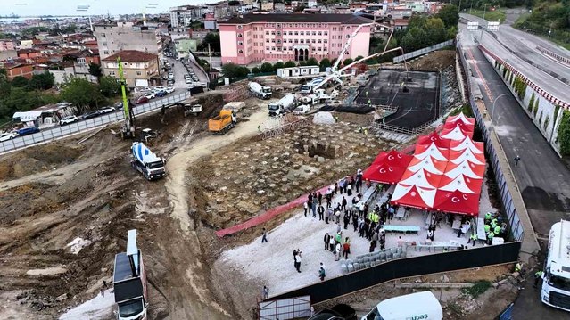 Samsun'da Kadıköy Kentsel Dönüşüm Projesi'nin 1. etabında 421 bağımsız bölümün temeli atıldı